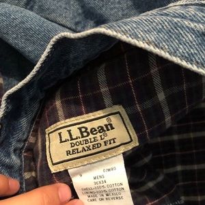 L.L. Bean Flannel Lined Jeans - Size 36x34
